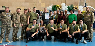 Әріптестеріміз «Ұранды елдің – ұрпағы қайсар» атты әскерилендірілген эстефетада командалық ІІІ орын иеленді