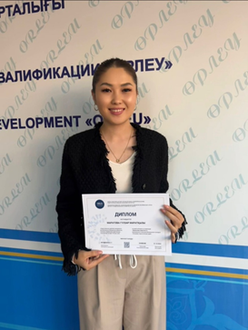 «Педагогикалық идеялар панорамасы» республикалық байқауының қалалық кезеңінде география пәні мұғалімі Маратова Гүлзар ІІІ орын иеленді.