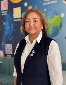 Бекжигитова Манатгуль Тунгушбековна «ҚР білім беру ісінің құрметті қызметкері» төсбелгісінің иегері